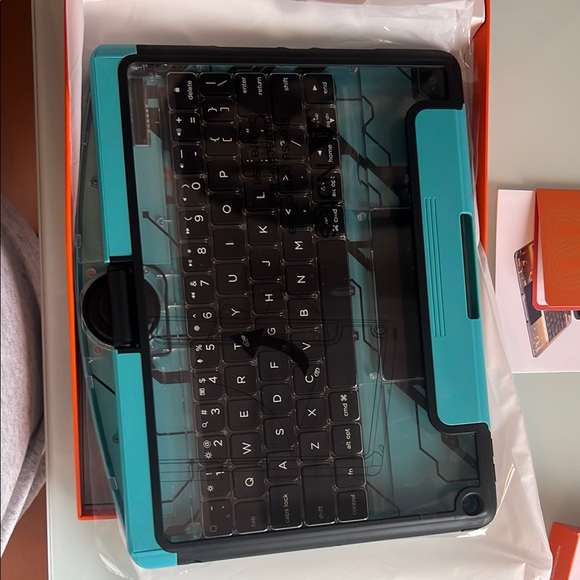 Blue Tablet Keyboard Case